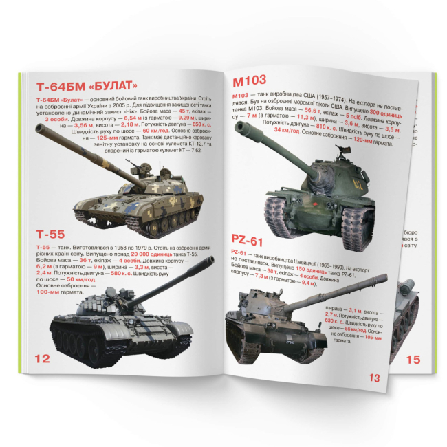 Пізнавальні книги (4-10 років) - Книжка «Велика книжка. Танки» (9789669366771)#5