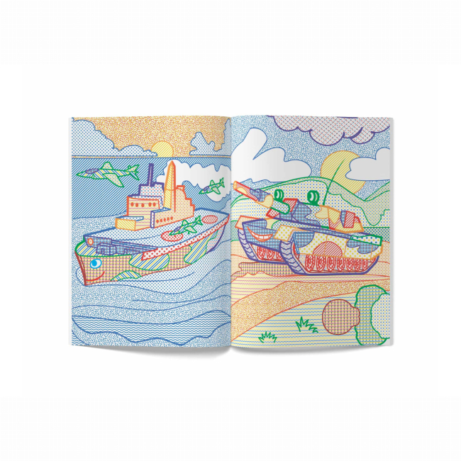 Товари для малювання - Водна розмальовка Crystal Book Військова техніка (9789669877307)#3