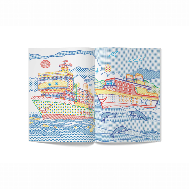 Товары для рисования - Водная раскраска Crystal Book Корабли (9789669877246)#3