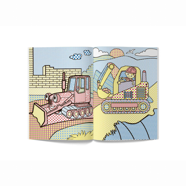 Товари для малювання - Водна розмальовка Crystal Book Будівельні машинки (9789669876850)#3