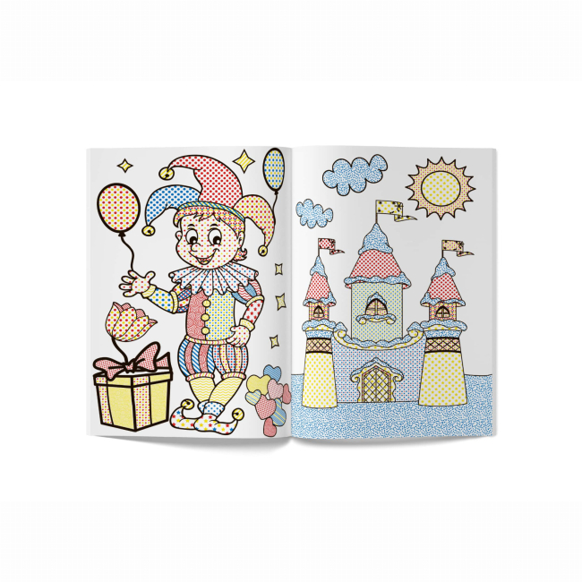 Товары для рисования - Водная раскраска Crystal Book Замок принцессы (9789669872128)#3