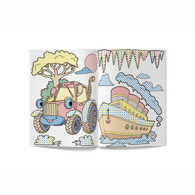 Товары для рисования - Водная раскраска Crystal Book Техника (9789669872166)#3