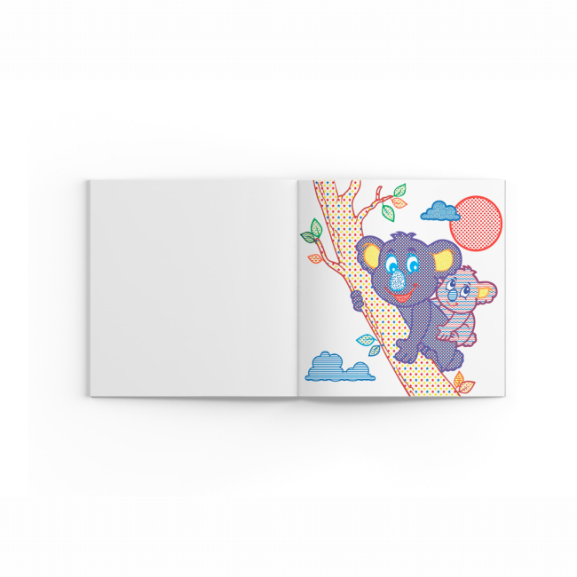 Товари для малювання - Водна розмальовка з кольоровим контуром Crystal Book Дикі тварини (9789669873125)#2