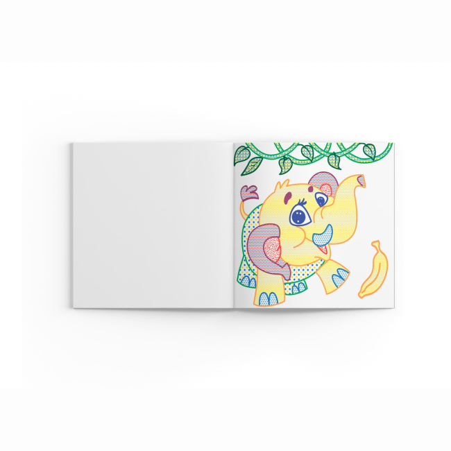 Товари для малювання - Водна розмальовка з кольоровим контуром Crystal Book Дикі тварини (9789669873125)#5