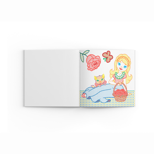 Товари для малювання - Водна розмальовка з кольоровим контуром Crystal Book Подружки (9789669873026)#2