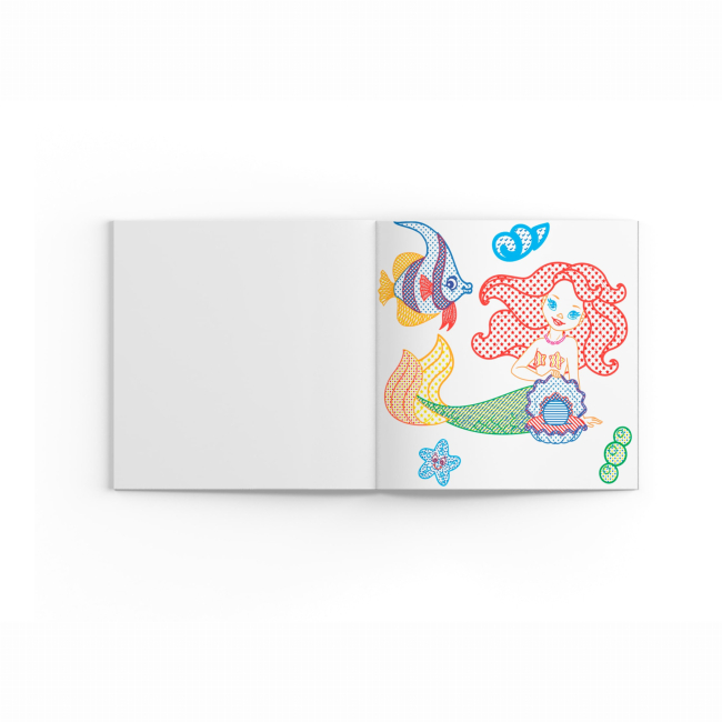 Товари для малювання - Водна розмальовка з кольоровим контуром Crystal Book Принцеса та її друзі (9789669873002)#5