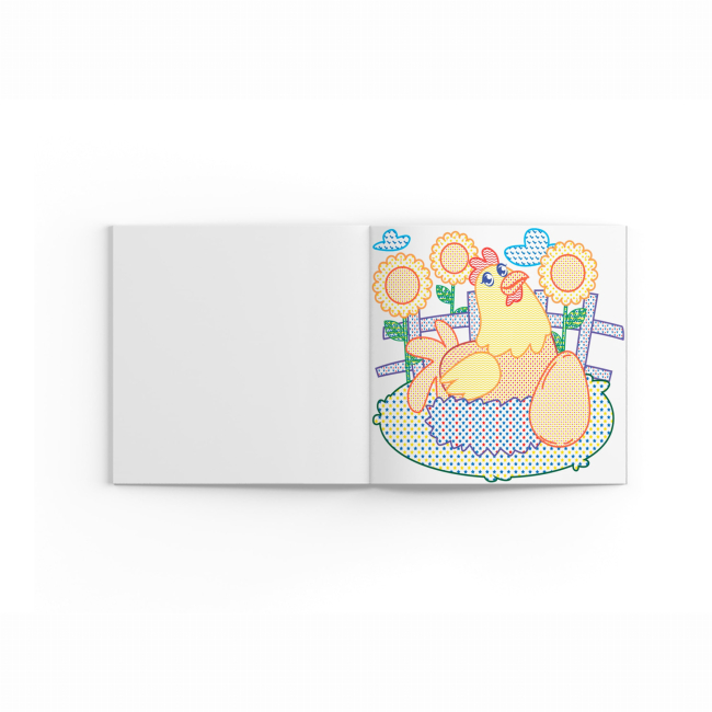 Товари для малювання - Водна розмальовка з кольоровим контуром Crystal Book Свійські тварини (9789669873040)#2