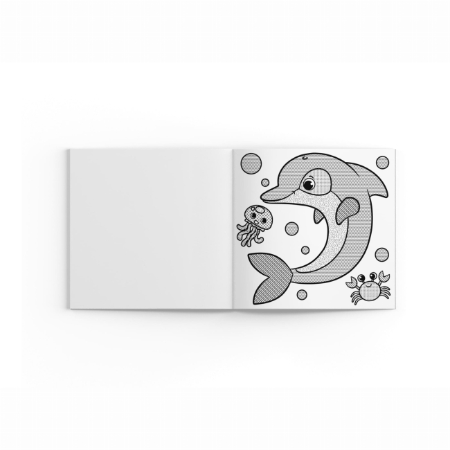 Товары для рисования - Водная раскраска с секретом Crystal Book Акула (9786175470107)#2