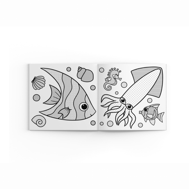 Товары для рисования - Водная раскраска с секретом Crystal Book Акула (9786175470107)#3