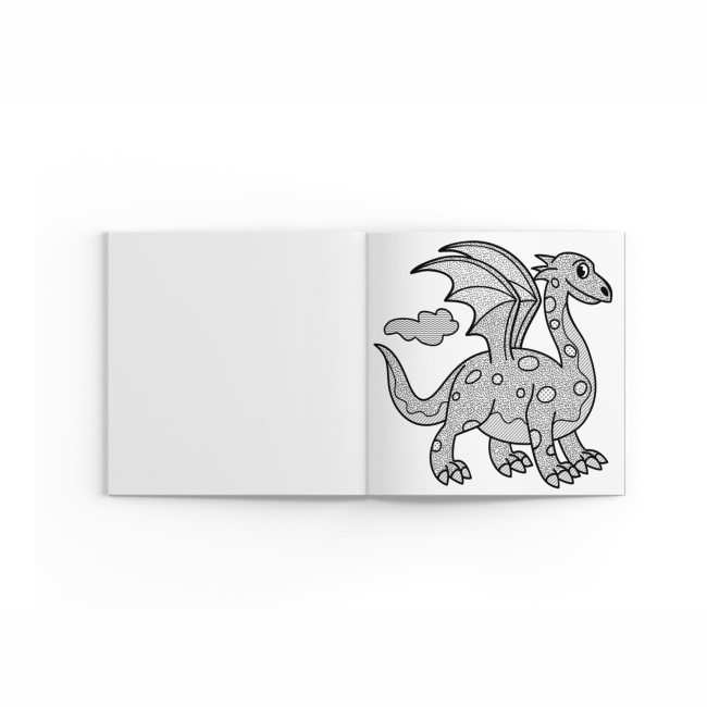 Товары для рисования - Водная раскраска с секретом Crystal Book Дракончик (9786175470244)#2