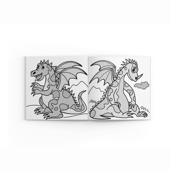 Товары для рисования - Водная раскраска с секретом Crystal Book Дракончик (9786175470244)#3