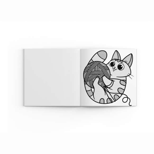 Товари для малювання - Водна розмальовка із секретом Crystal Book Кішечка (9786175470268)#2