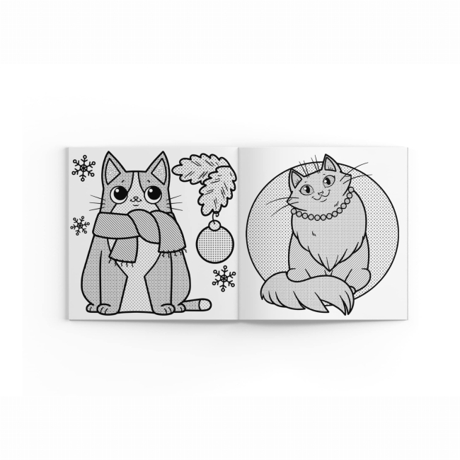 Товари для малювання - Водна розмальовка із секретом Crystal Book Кішечка (9786175470268)#3