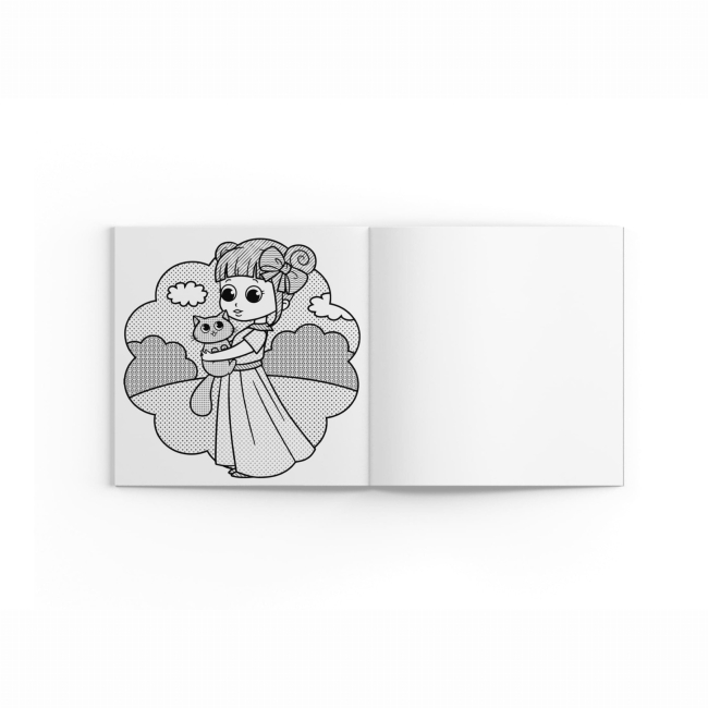 Товары для рисования - Водная раскраска с секретом Crystal Book Лучшая подружка (9786175470367)#4