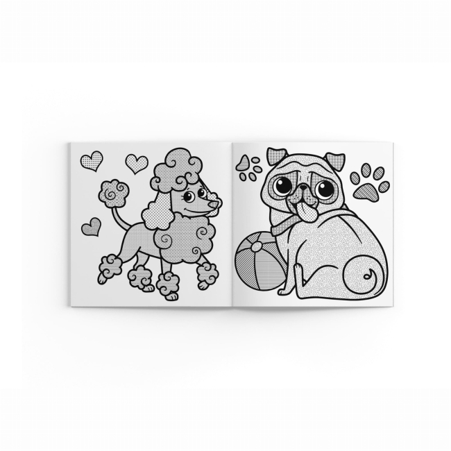 Товари для малювання - Водна розмальовка із секретом Crystal Book Песик (9786175470282)#3