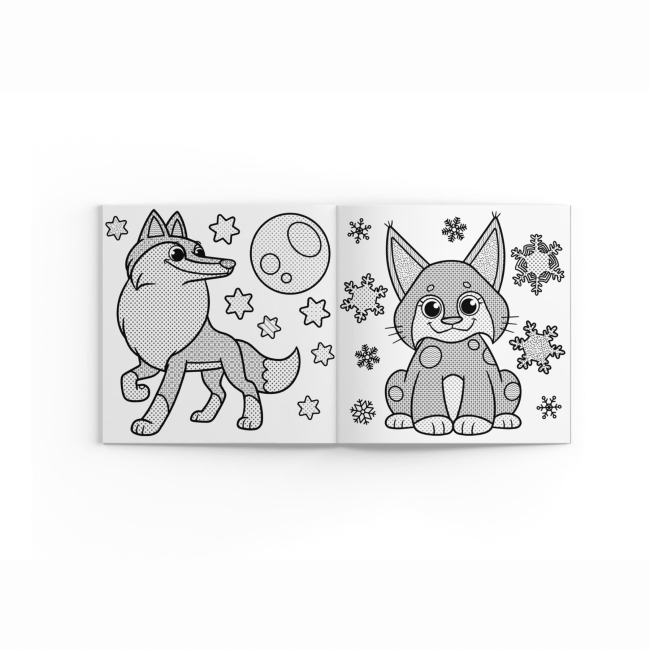 Товари для малювання - Водна розмальовка із секретом Crystal Book Рись (9786175470121)#3