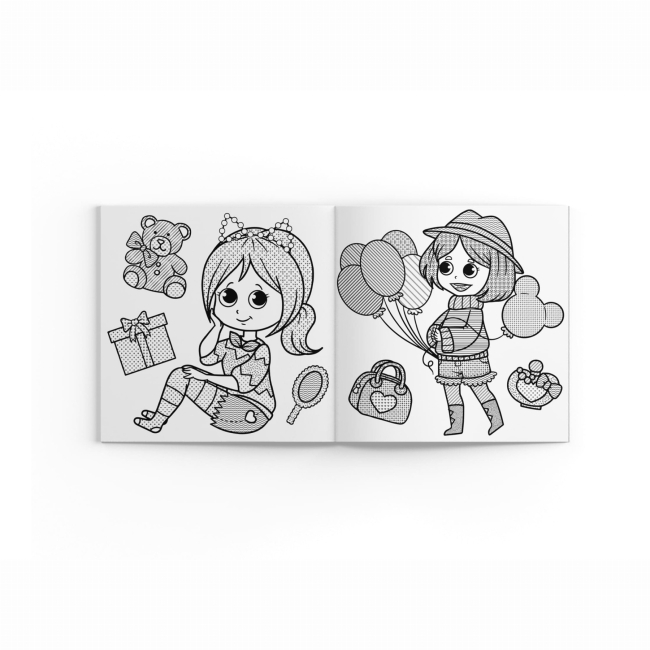 Товари для малювання - Водна розмальовка Crystal Book Співачка (9786175470329)#3