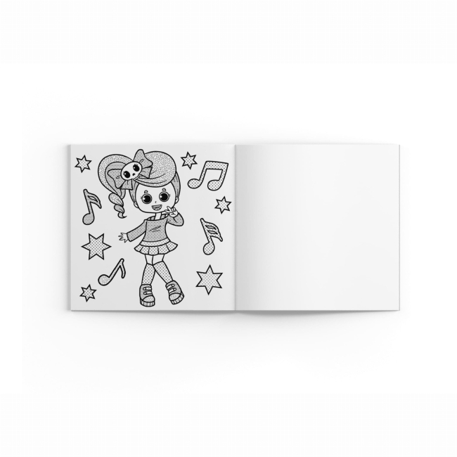 Товари для малювання - Водна розмальовка Crystal Book Співачка (9786175470329)#4