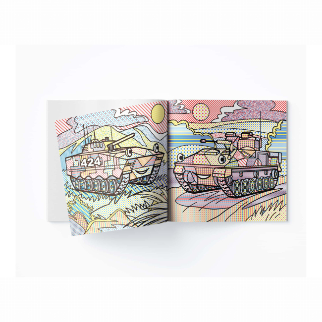 Товари для малювання - Водна розмальовка Crystal Book Бойові машини (9789669878229)#3