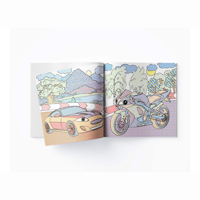 Товари для малювання - Водна розмальовка Crystal Book Великі перегони (9789669878267)#3