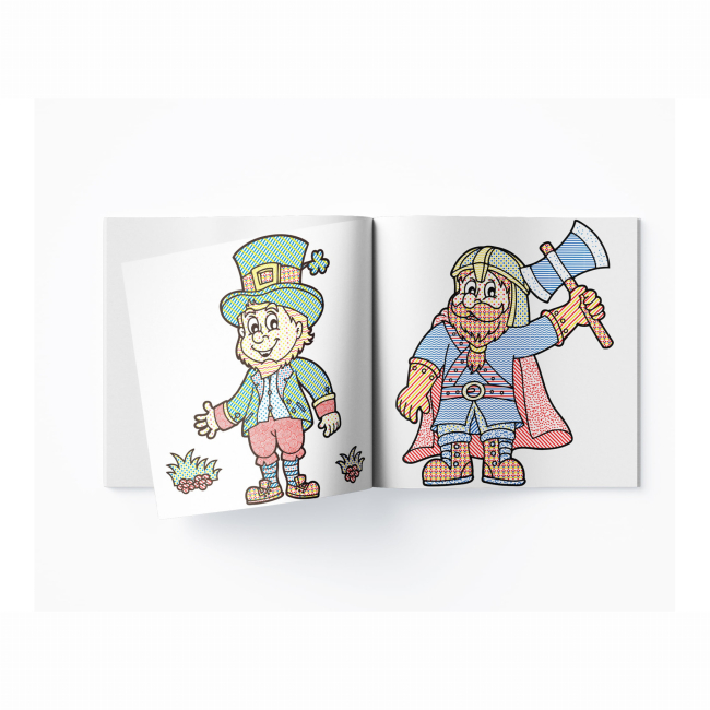 Товари для малювання - Водна розмальовка Crystal Book Гноми та ельфи (9789669872685)#3