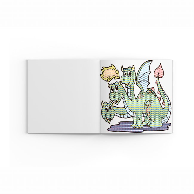 Товари для малювання - Водна розмальовка Crystal Book Дракончик (9789669872609)#2