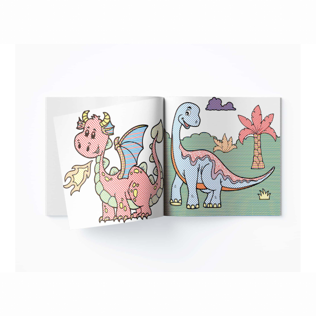 Товари для малювання - Водна розмальовка Crystal Book Дракончик (9789669872609)#3