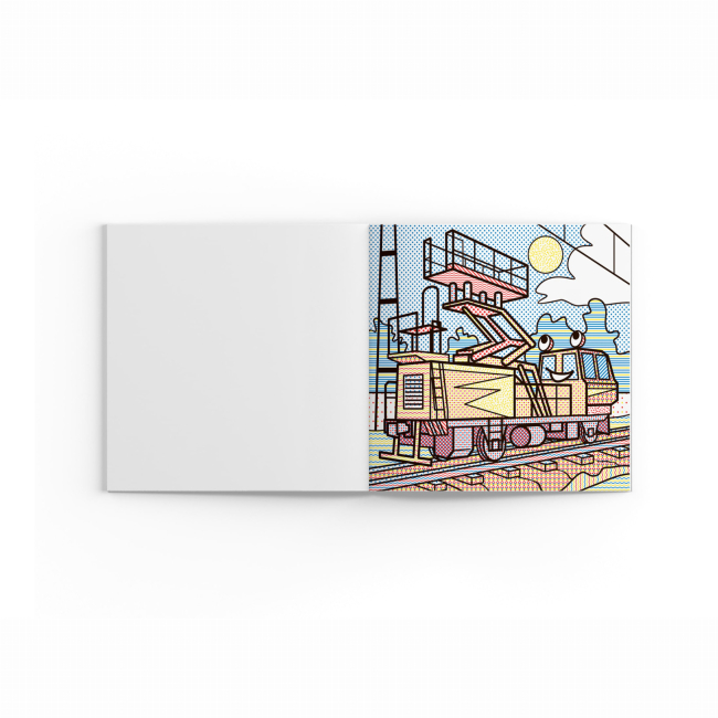 Товари для малювання - Водна розмальовка Crystal Book Залізнична техніка (9789669878366)#2