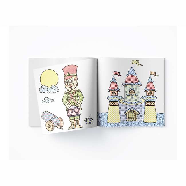 Товары для рисования - Водная раскраска Crystal Book Замок принцессы (9789669872760)#3