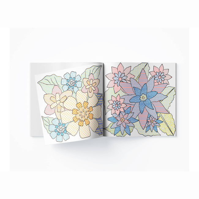 Товари для малювання - Водна розмальовка Crystal Book Квіти (9789669877123)#3