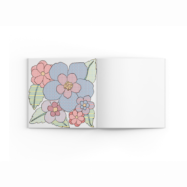 Товари для малювання - Водна розмальовка Crystal Book Квіти (9789669877123)#4