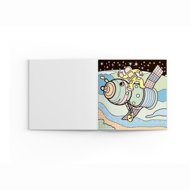 Товари для малювання - Водна розмальовка Crystal Book Космічна техніка (9789669874436)#2