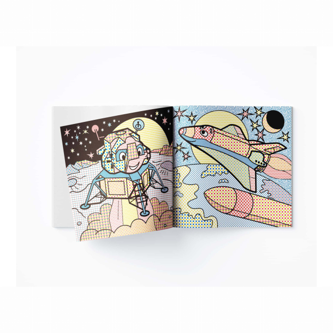 Товари для малювання - Водна розмальовка Crystal Book Космічна техніка (9789669874436)#3