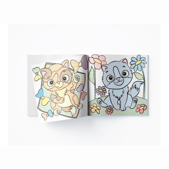 Товари для малювання - Водна розмальовка Crystal Book Котики (9789669876454)#3