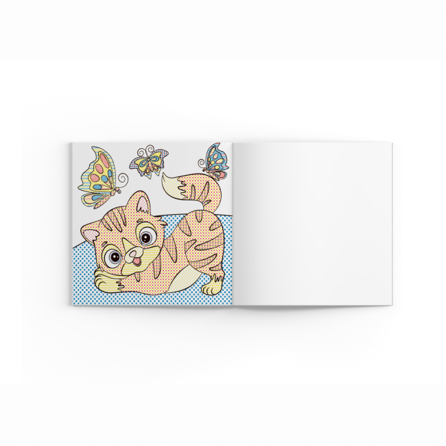 Товари для малювання - Водна розмальовка Crystal Book Котики (9789669876454)#4