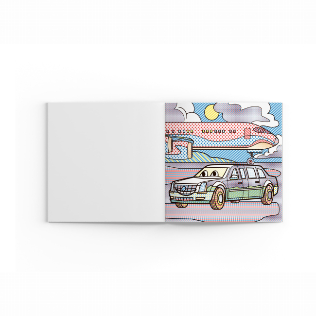 Товары для рисования - Водная раскраска Crystal Book Лимузины (9789669878489)#2