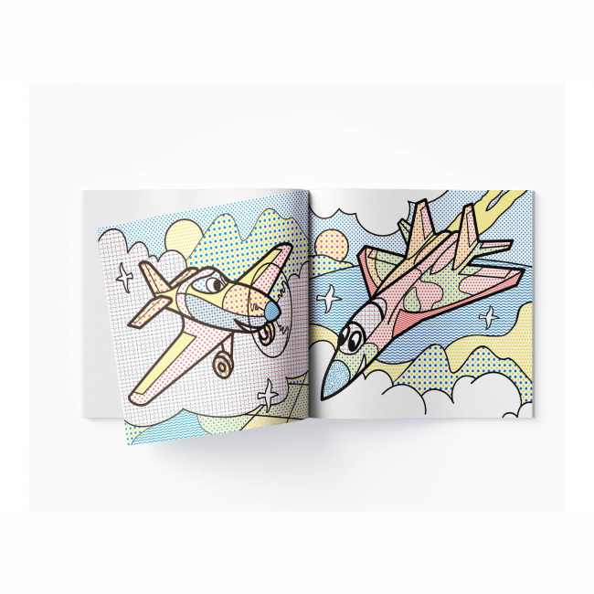 Товари для малювання - Водна розмальовка Crystal Book Літаки (9789669874412)#3