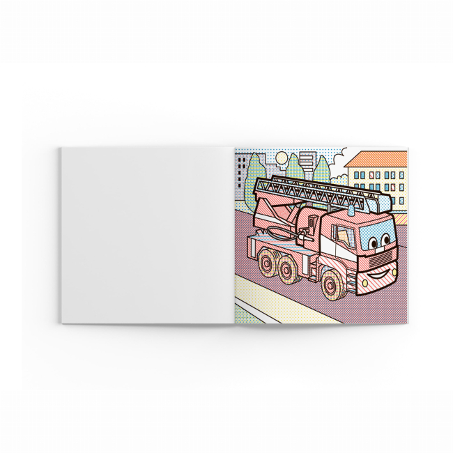 Товари для малювання - Водна розмальовка Crystal Book Машини-рятівники (9789669875778)#2