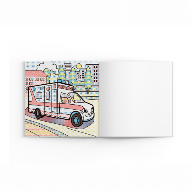 Товари для малювання - Водна розмальовка Crystal Book Машини-рятівники (9789669875778)#4