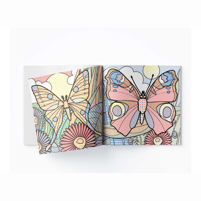 Товари для малювання - Водна розмальовка Crystal Book Метелики (9789669878182)#3