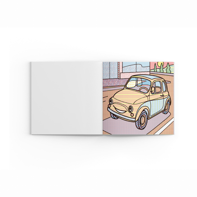 Товары для рисования - Водная раскраска Crystal Book Мини автомобили (9789669878540)#2