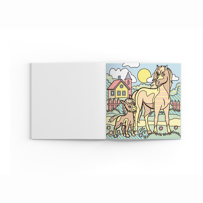 Товари для малювання - Водна розмальовка Crystal Book На фермі (9789669876294)#2