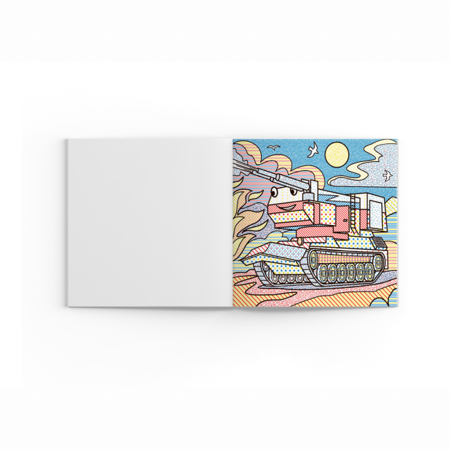 Товары для рисования - Водная раскраска Crystal Book Пожарная техника (9789669878601)#2