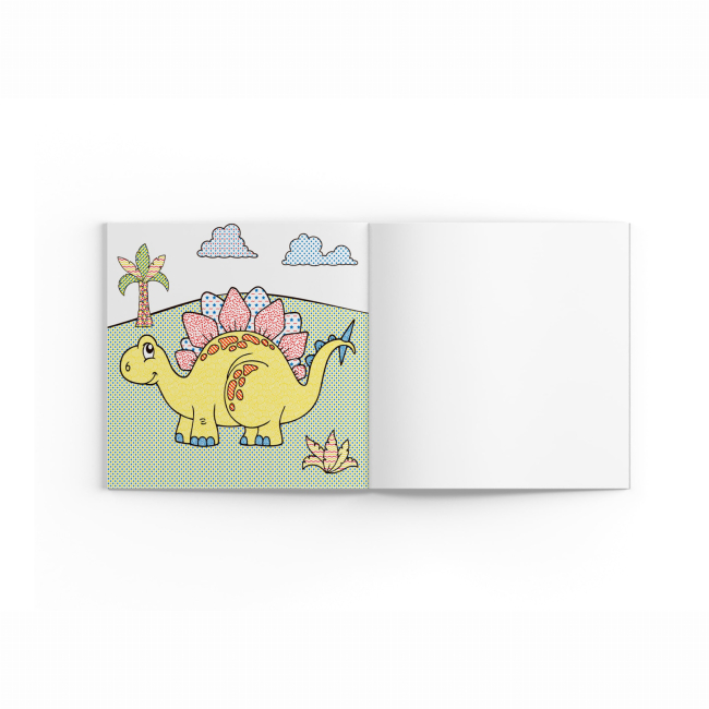 Товары для рисования - Водная раскраска Crystal Book Древние животные (9789669872661)#4