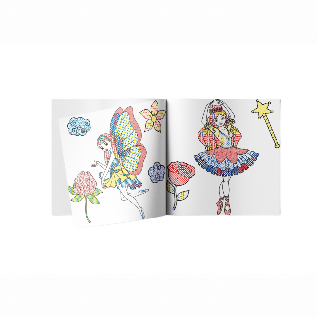 Товари для малювання - Водна розмальовка Crystal Book Принцеси та феї (9789669872562)#3