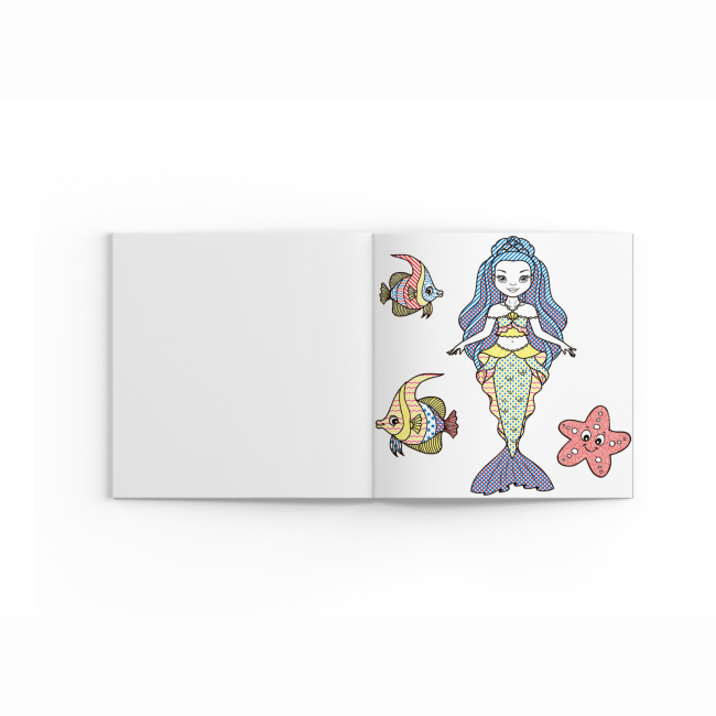 Товары для рисования - Водная раскраска Crystal Book Русалочки (9789669872241)#2