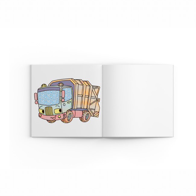 Товары для рисования - Водная раскраска Crystal Book Специальные машинки (9789669872289)#4