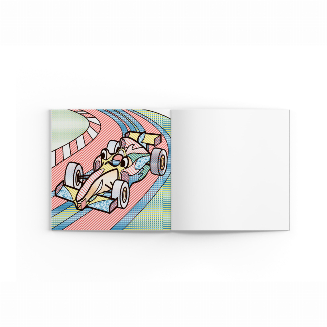 Товари для малювання - Водна розмальовка Crystal Book Спортивні машини (9789669875655)#4