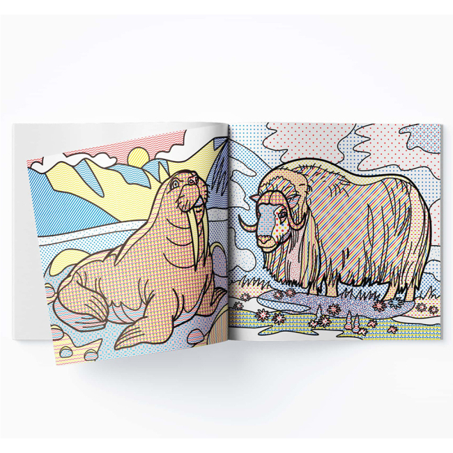 Товари для малювання - Водна розмальовка Crystal Book Тварини Півночі (9789669878403)#3