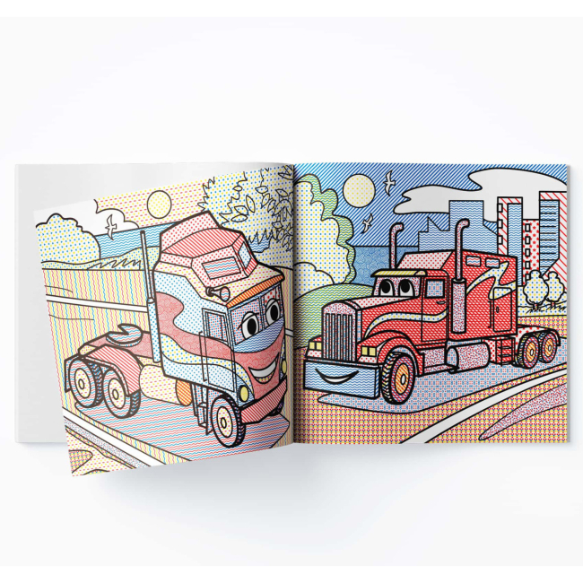 Товари для малювання - Водна розмальовка Crystal Book Тягачі (9789669877109)#3